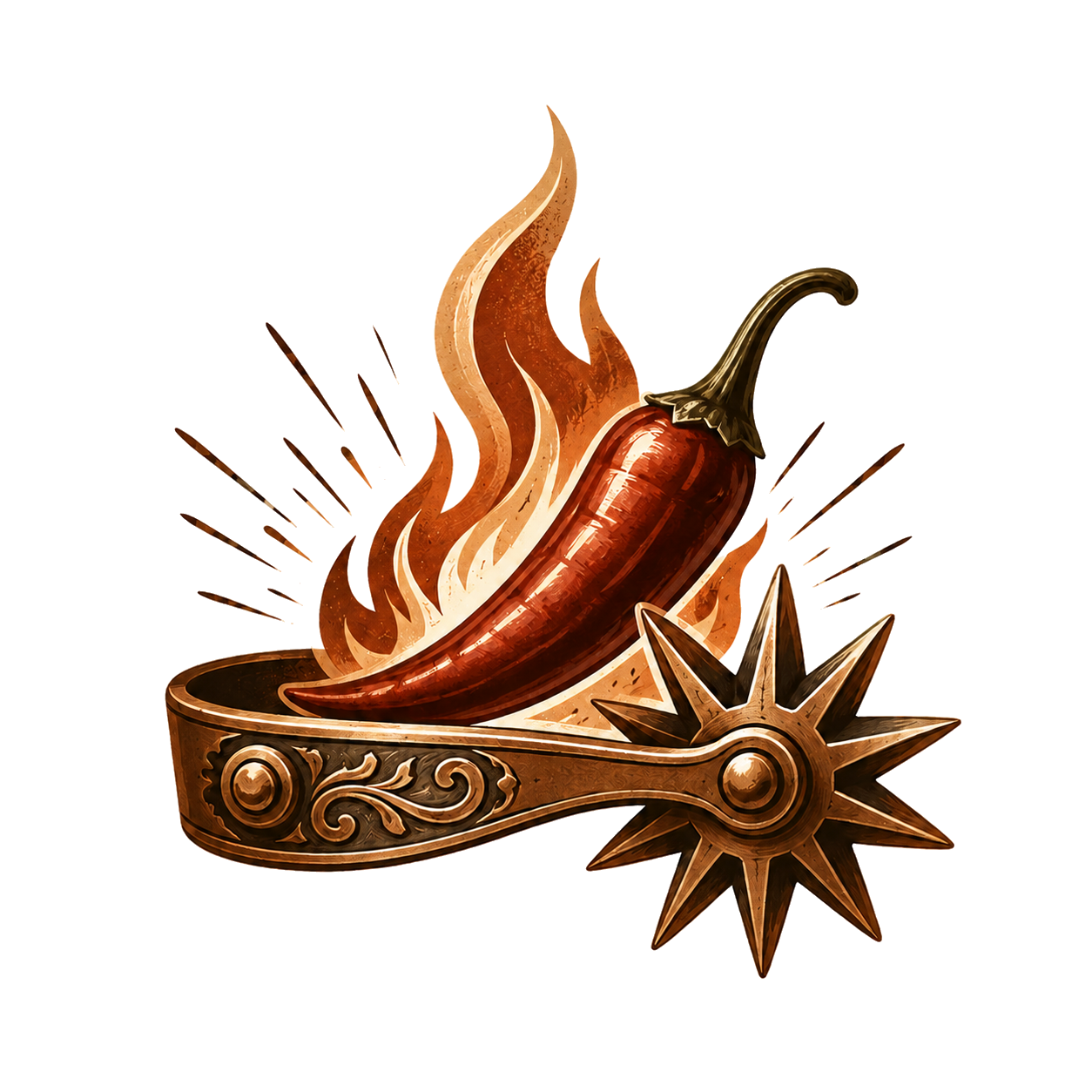 Illustrated bold frontier flavors icon